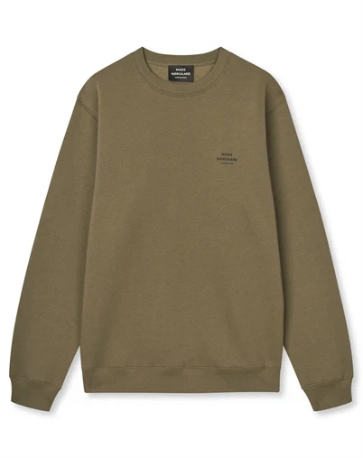 Mads Nørgaard - Standard Crew Logo Sweatshirt - Tarmac